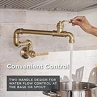 Vista 9 de Gerber Llenador de ollas de montaje en pared Kinzie de fontanería