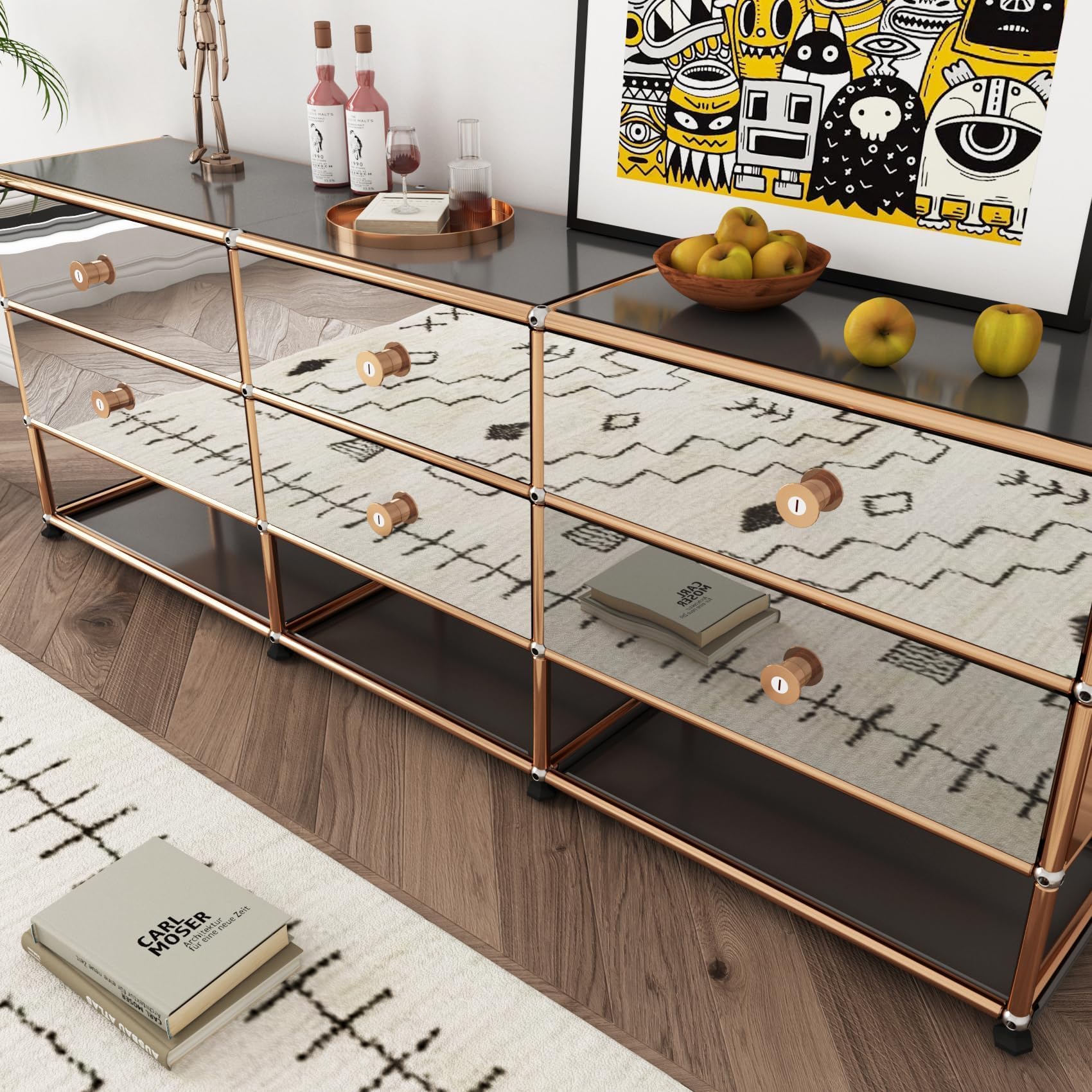 LaCheery Espejo Vinilo Adhesivo Muebles Reflectante Plata 40cm x 200cm Papel Adhesivo para Muebles Brillo Espejo Autoadhesivo Impermeable Papel Pintado Cocina Pared Vinilo para Frigorifico Nevera Baño