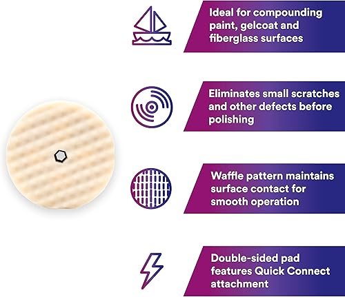 Miniatura 4 de 3M 05706 Perfect-It - Almohadilla de composición de espuma 8 pulgadas