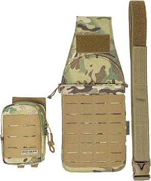 FHF Gear Hip Quiver Adjustable Ambidextrous MOLLE Archery Quiver with Accessory Pouch Made in the USA