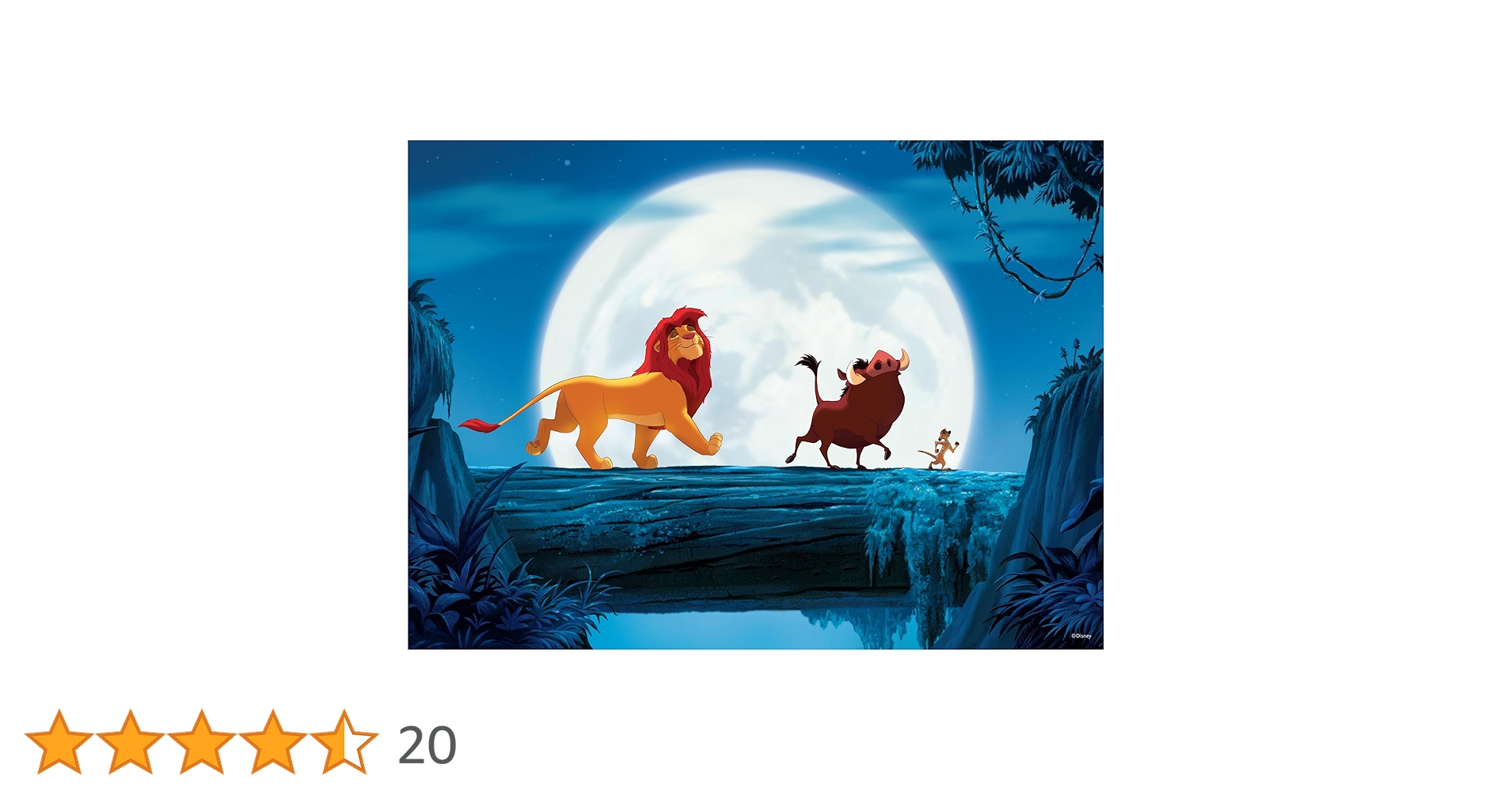 暗闇で光る⭐︎ライオンキング　パズル　1000ピース 暗闇で光る⭐︎ライオンキング パズル 1000ピース 81yBaG6womL