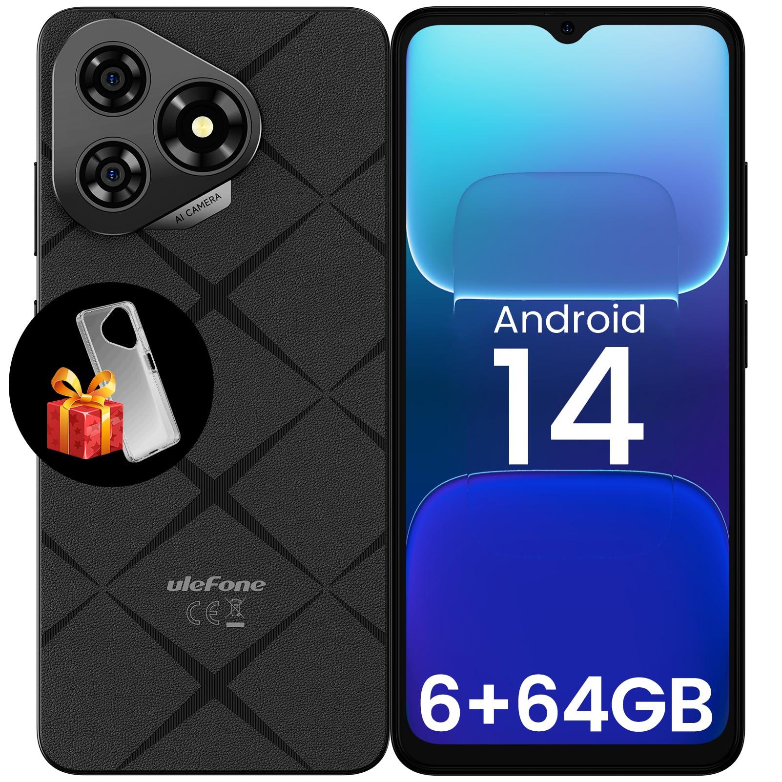 Android14 スマホ Ulefone Note 19SIMフリー 64GB Amazon.com: Ulefone Note 19 (6+64GB) Unlocked Smartphone, Android