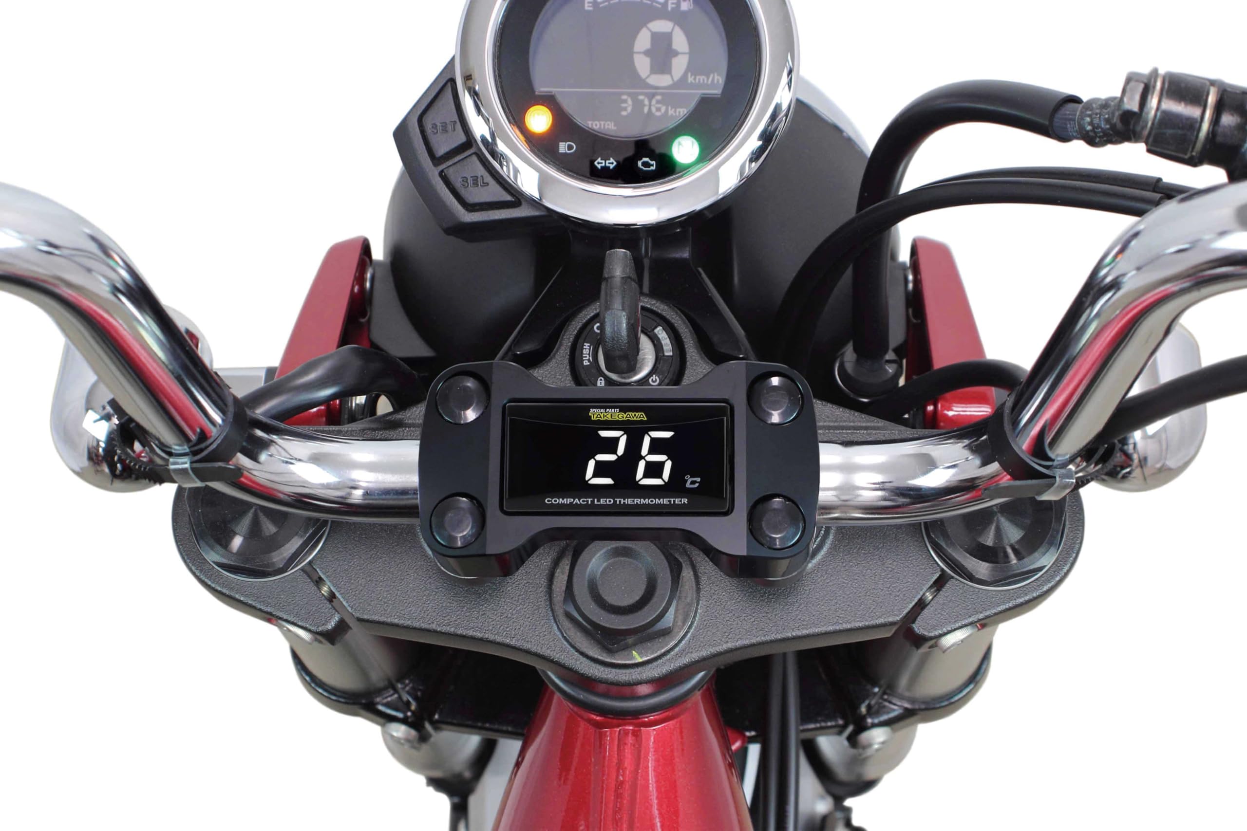 TAKEGAWAコンパクトLEDサーモメーターキット モンキー125 など Amazon.co.jp: スペシャルパーツ武川(TAKEGAWA) コンパクトLEDサーモ