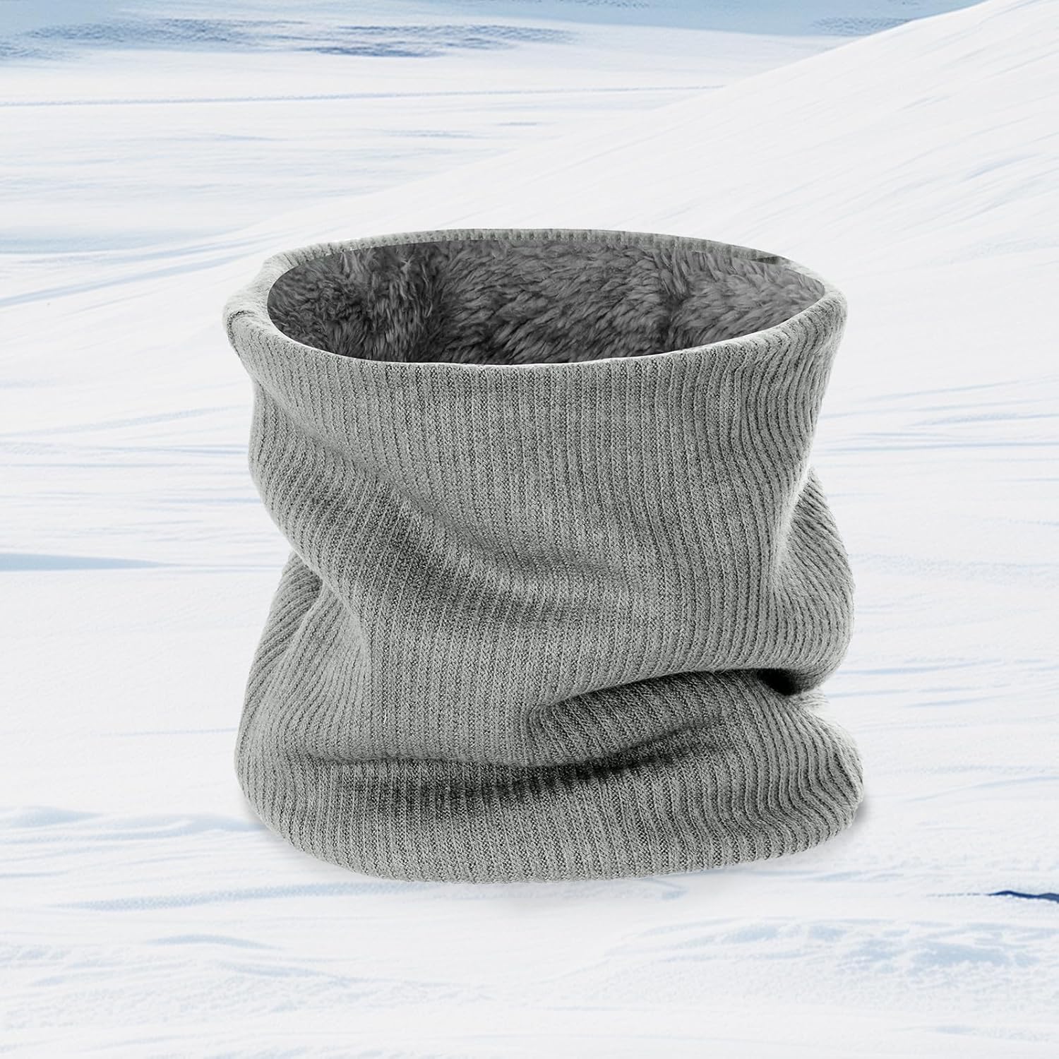 Winter Neck Gaiter for Men Women, Neck Warmer Cover Ski Fleece Gaiters Thick Warmer for Cold Weather Outdoor(3Pack) - Image 7