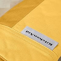Vista 7 de KitchenAid Beacon Juego de Guantes de Horno Mini de Dos Tonos Antideslizantes, Amarillo Majestuoso, 5.5"x8", 2 Piezas