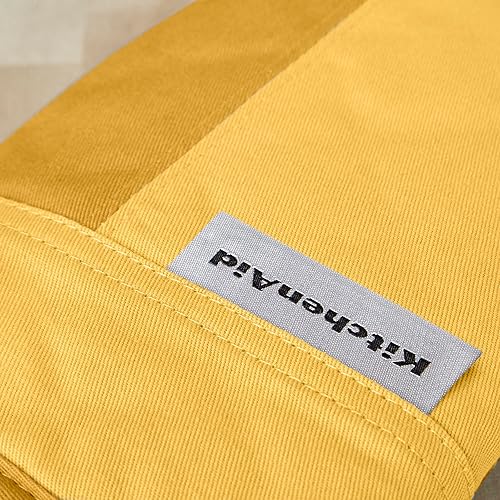 Vista 39 de KitchenAid Beacon - Juego de guantes de horno antideslizantes de dos tonos, batido/beige, 5.75 x 13 pulgadas, 2 piezas