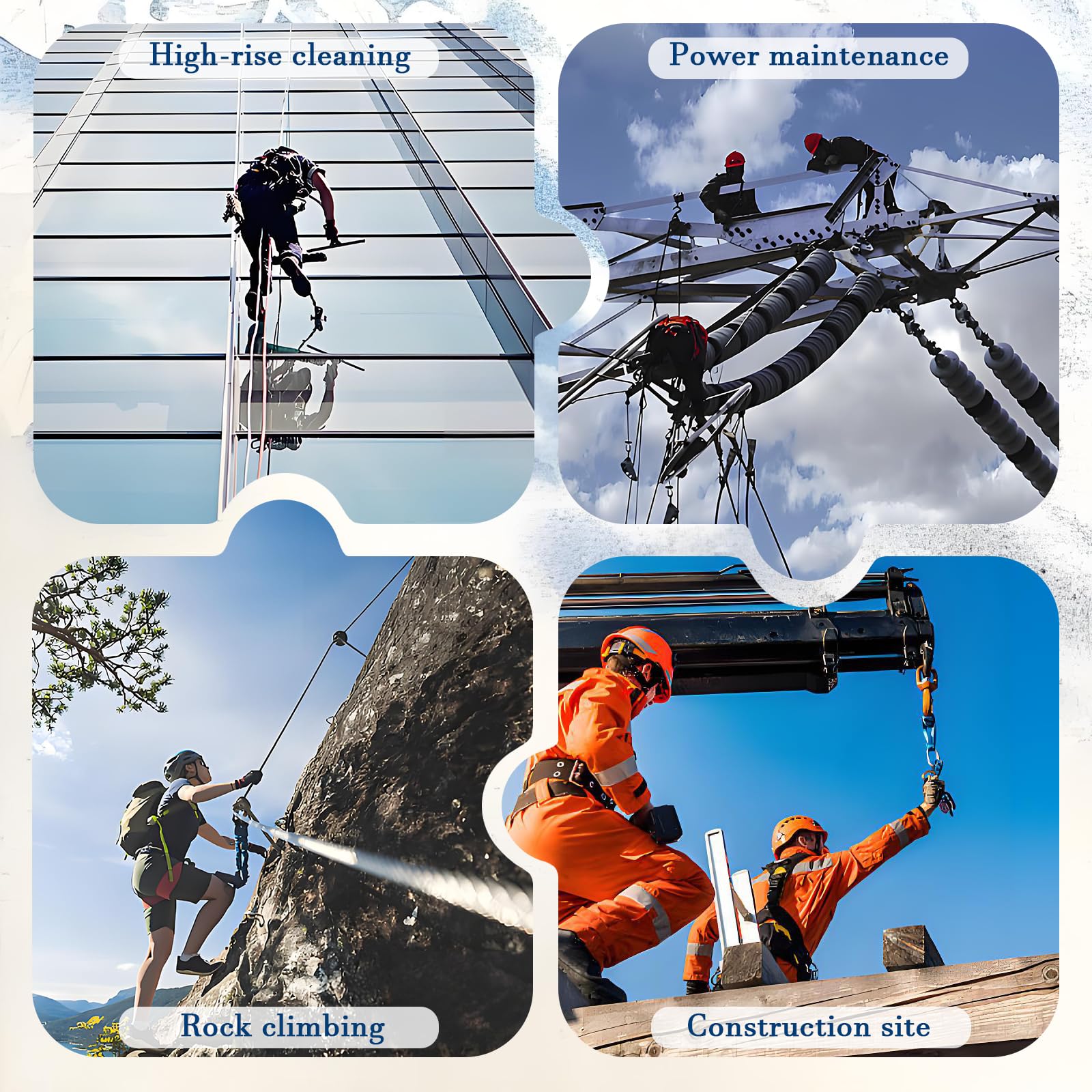 Dispositivo Anticaida Retractil, 200kg Linea de Vida Retractil Homologado, 10m Rojo Arnés Seguridad Anticaídas Retráctil Trabajo en Altura/ Tejados(Rojo - 1 Pieza,10m)