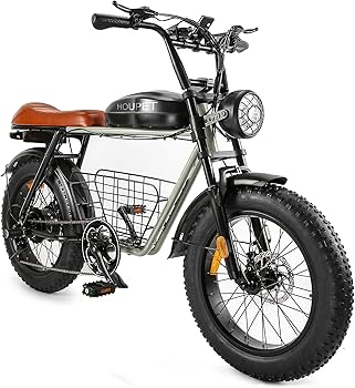 HOUPET 電動アシスト自転車 500W Amazon | Houpet 電動アシスト自転車 500Wモーター 20インチ 極太
