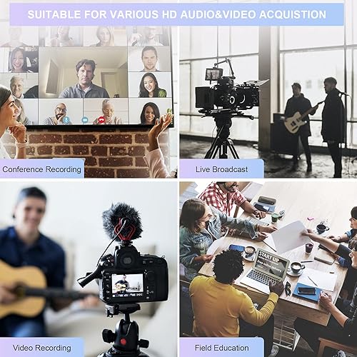 Miniatura 6 de FILMSHOP Tarjeta de captura de video 4K tarjeta de captura HDMI a USB 30 captura de video 1080P para cámara DV transmisión de video transmisión en