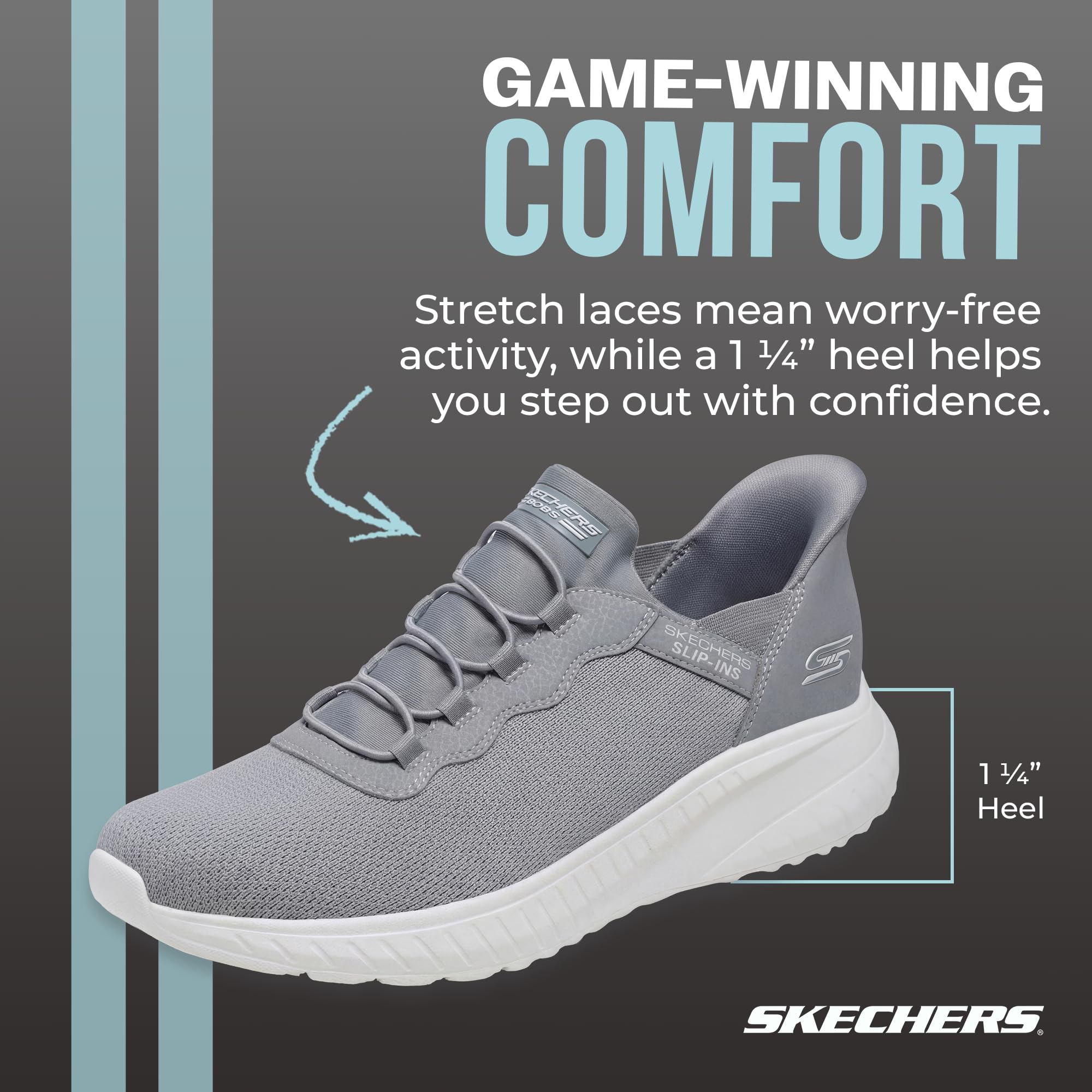 Skechers Mężczyźni Bobs Squad Chaos Daily HypeWsuwane