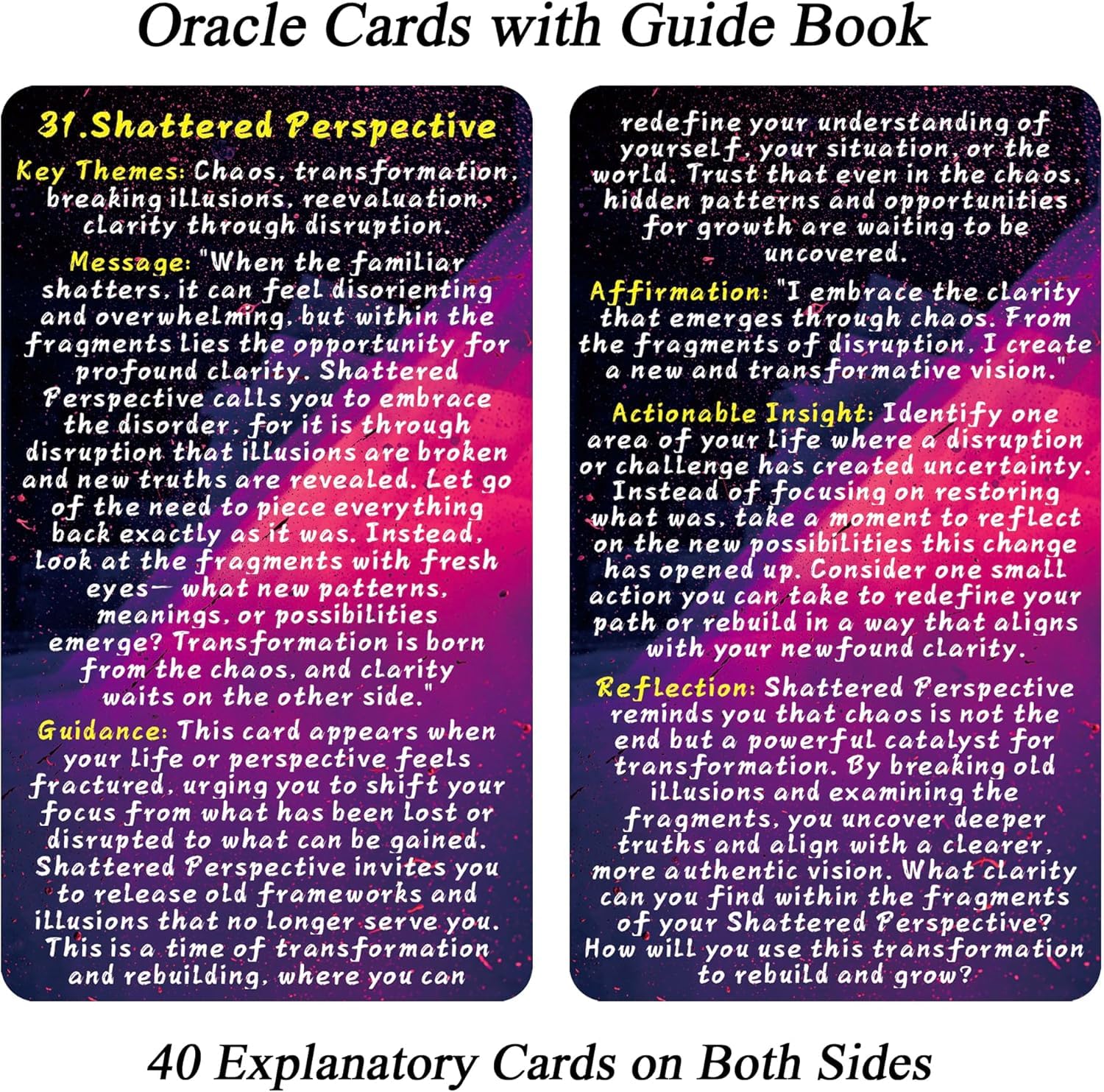 LIGHTOF JUSTICE Echoes of The Soul Oracle Cards with Guidebook - Image 3