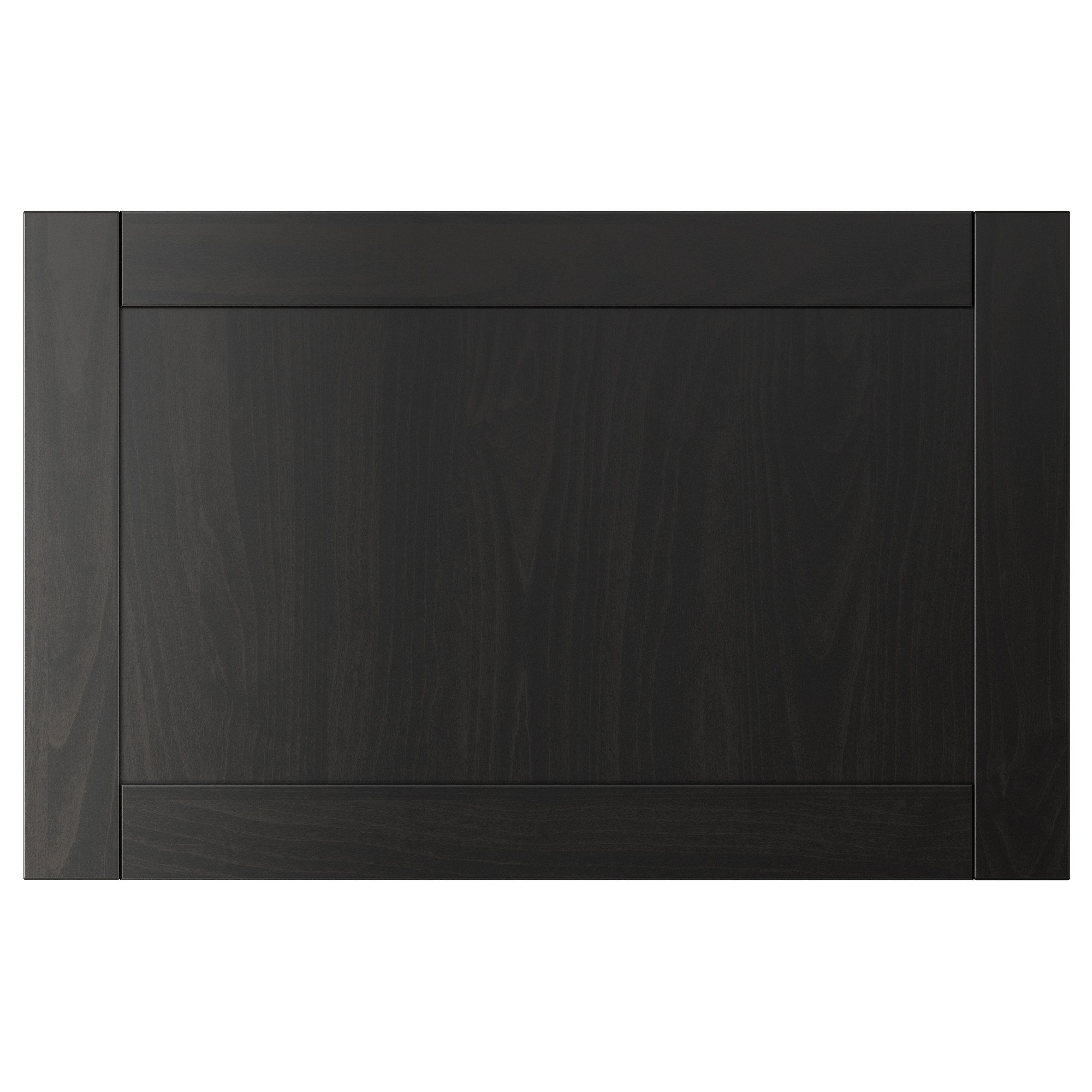 HANVIKEN façade de tiroir noir-marron 60 x 38 cm pour meuble de rangement