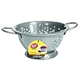 Tablecraft 0.75 quart Mini Colander, Silver