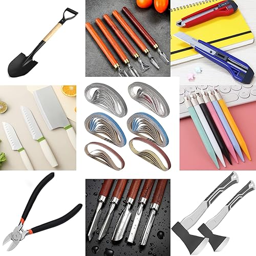 Miniatura 5 de HOLENGS - Juego de 30 correas de lijado de repuesto de 12 x 12 pulgadas, correas de archivo abrasivas para el trabajo, afilador de cuchillos