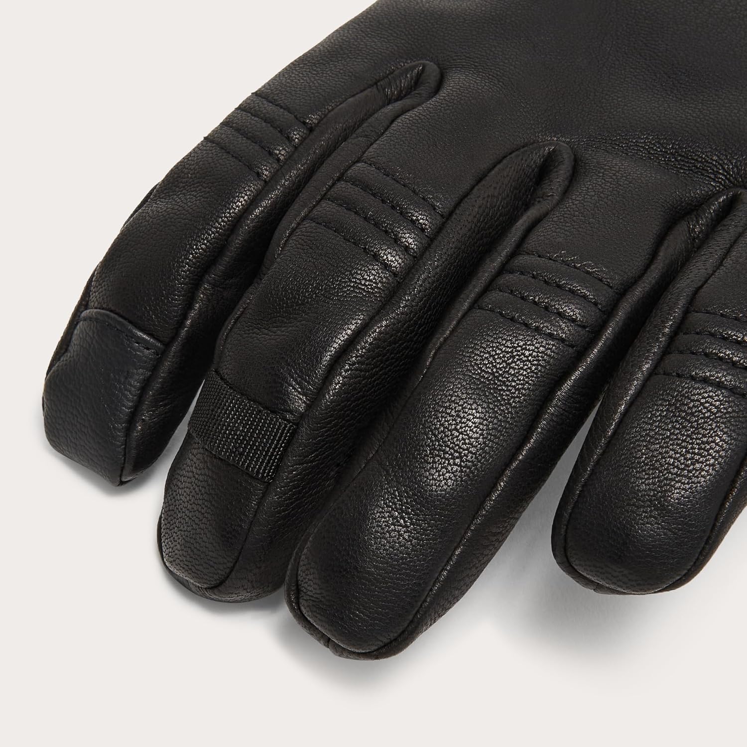 Oakley Mens Ellipse Goatskin Gauntlet Gloves,Blackout, X-Large