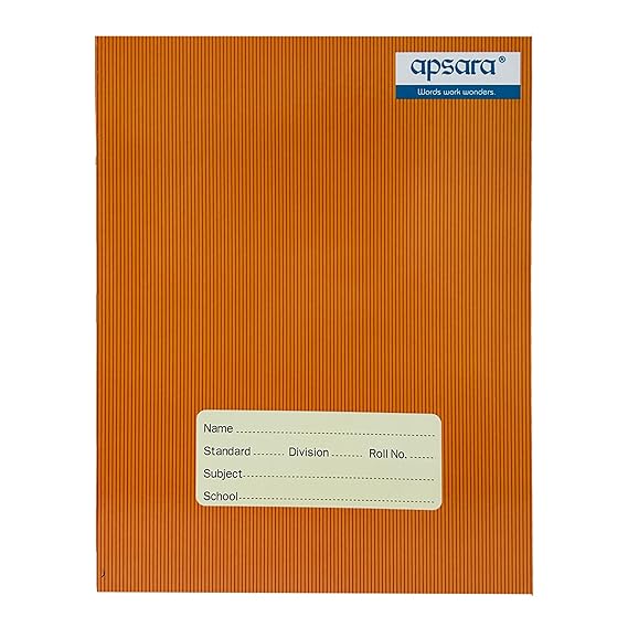 Apsara Kingsize Unruled Notebook, Bright Papers for Writing, High