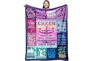 Cheerleader Gifts Blanket 50"x40" - Cheerleading Gifts Throw - Gifts for Cheerleaders