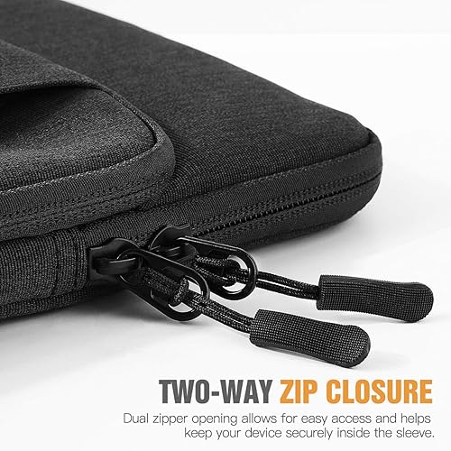 Miniatura 6 de TiMOVO Funda para laptop de 13.3 pulgadas con bolsillos para iPad Pro 12.9 202220212020, MacBook Air 2022-2018, MacBook Pro 2022-2016, Galaxy Tab