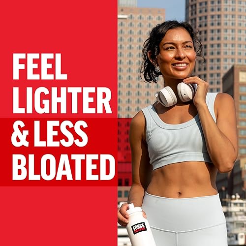 Miniatura 7 de FORCE FACTOR Complejo de enzimas digestivas para apoyar la salud digestiva, la salud intestinal y proporcionar alivio de la hinchazón para mujeres y
