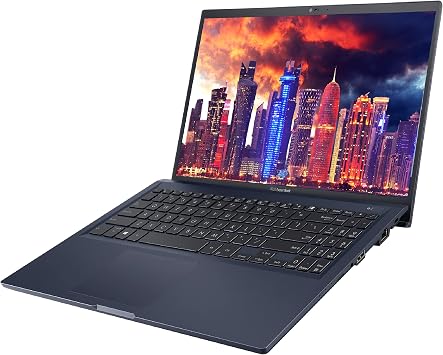 ASUS ExpertBook B1 B1500 B1500CEA-XS74 15.6 Rugged Notebook Bundle with Intel Core i7-1165G7 Quad-Core 2.80GHZ, 16GB DDR4, 512GB SSD, Intel Iris Xe Graphics, Star Black, Win 10 Pro and Laptop Bag