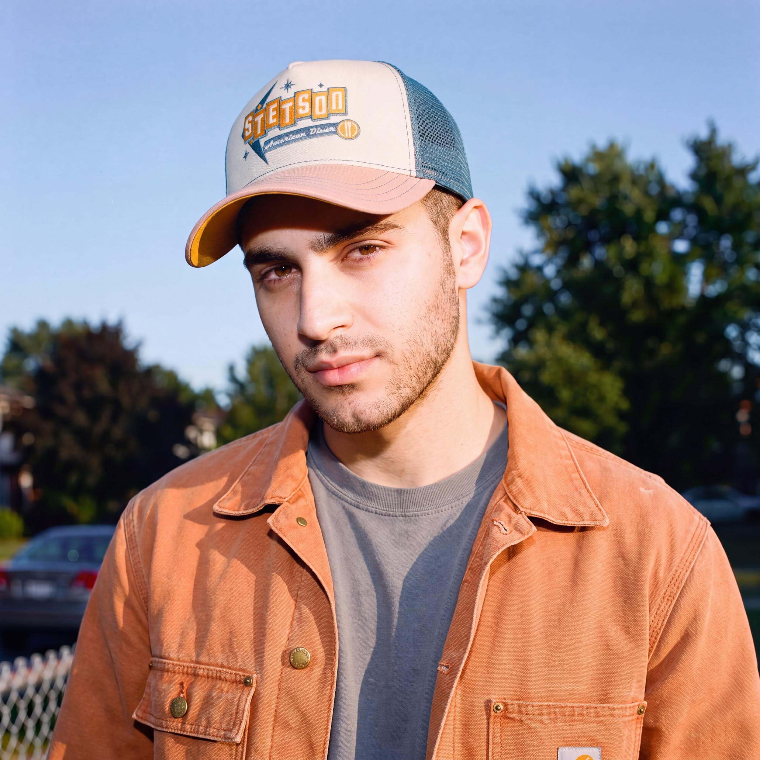 Stetson Casquette Trucker American Diner Femme/Homme - de Baseball Mesh Snapback, avec Visiere, Visiere Printemps-ete Printemps Ete