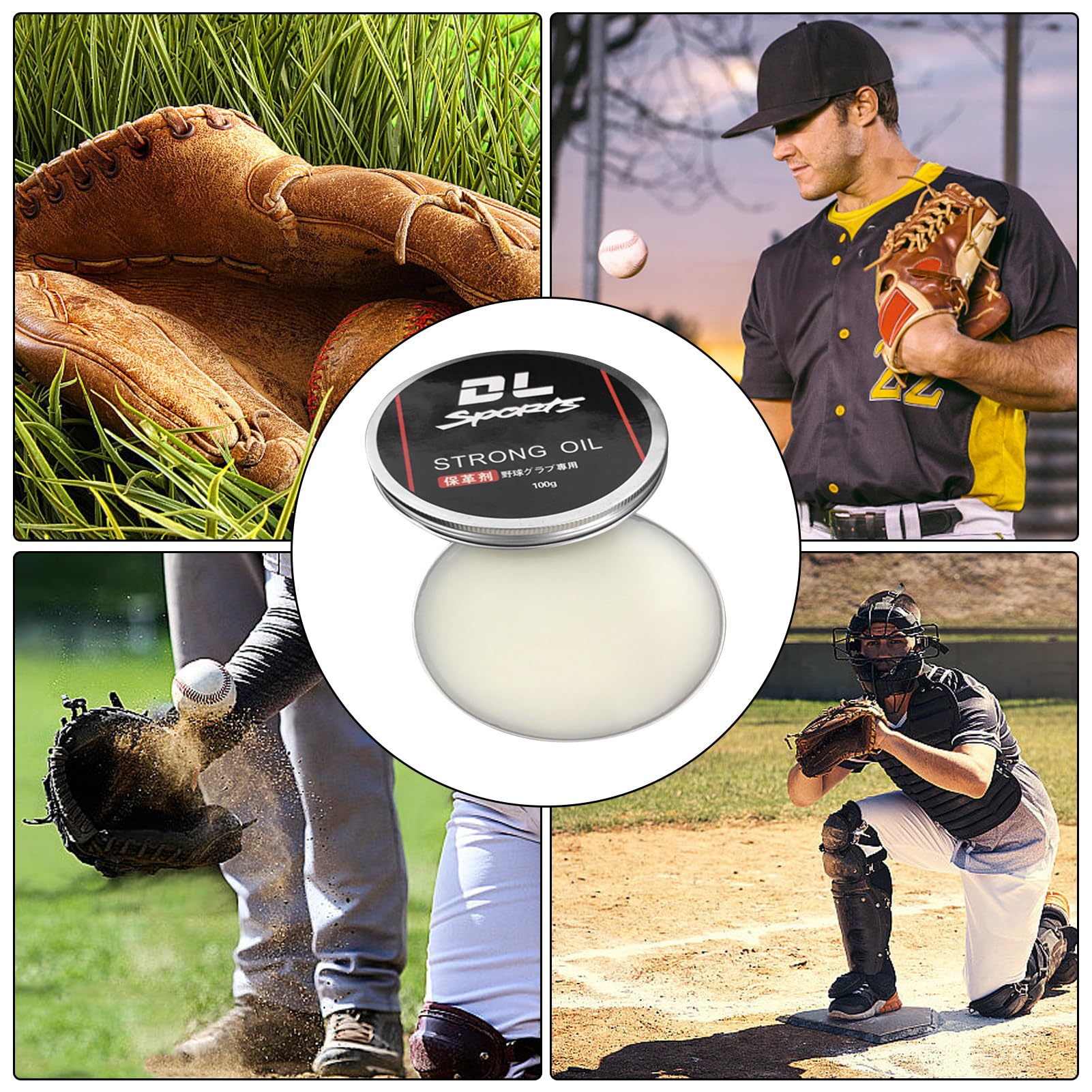Après-shampoing pour Gants de Baseball - Gel d'entretien pour Gants de Baseball et de Softball - Nettoyage, Polissage et Entretien des Gants en Cuir, Restauration de la flexibilité
