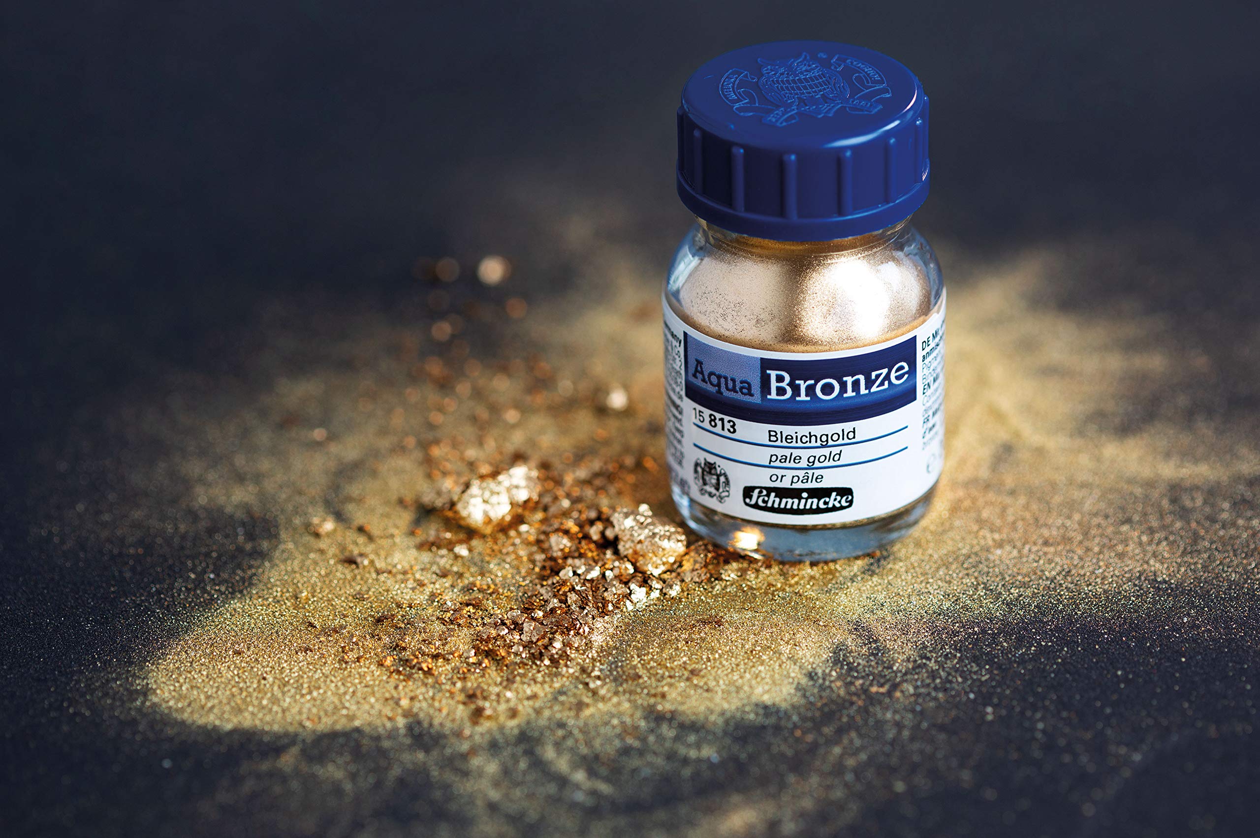 Schmincke, Aqua-Bronze Set, pale gold, silver, copper, 3 x 20 ml, 15 700 097 - Image 2