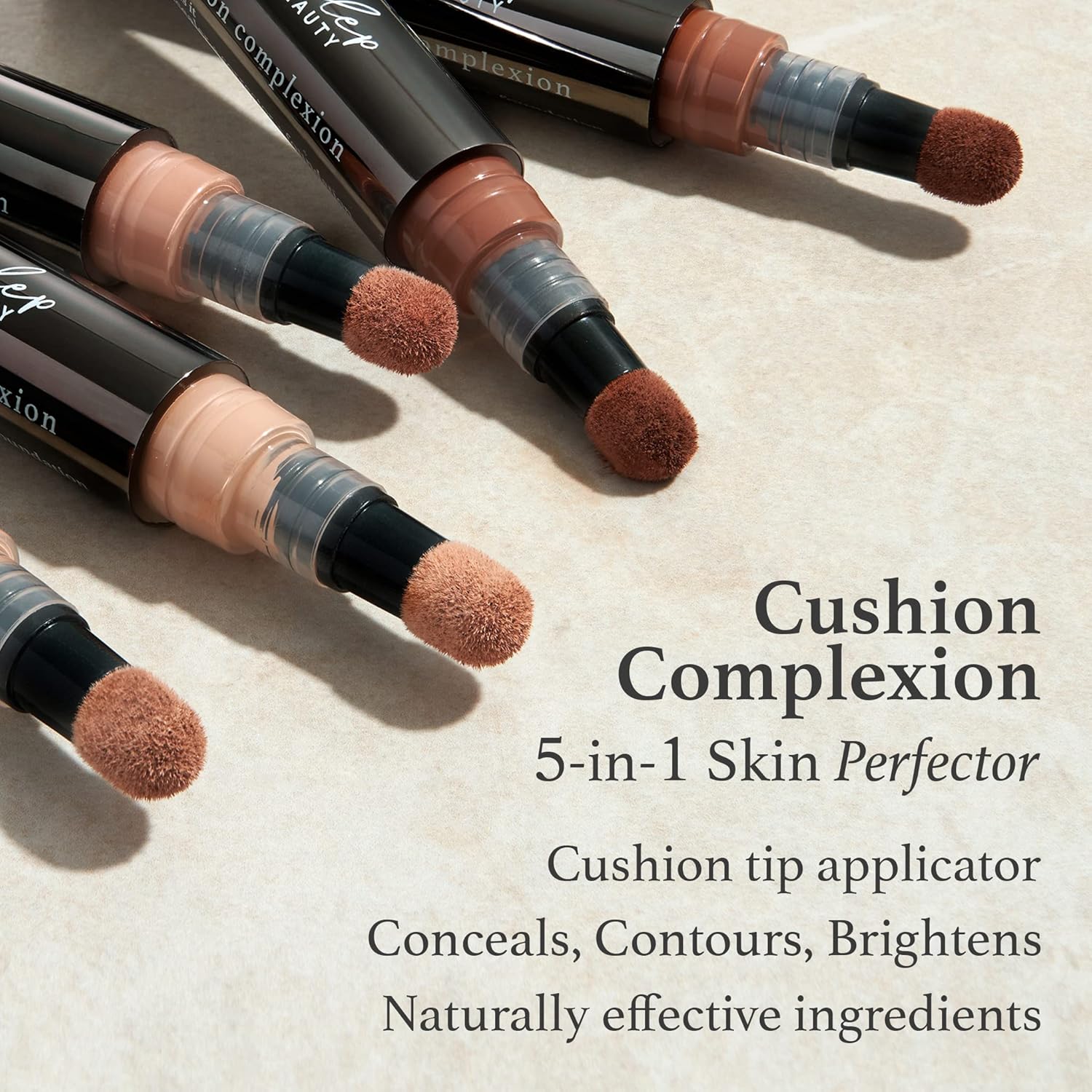 Julep Cushion Complexion 5-in-1 Concealer (410 Nutmeg) Corrector & Foundation with Turmeric Extract - Image 4