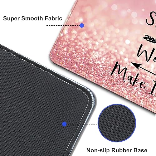 Vista 125 de Alfombrilla de escritorio, alfombrilla grande para mouse de 35 x 15.6 pulgadas, XXL extendida para juegos, con base antideslizante, alfombrilla