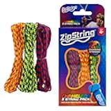 ZipString Chameleon Strings, Pack of 3 - Luma Replacement Strings for Rope Launcher Toy - Glow in the Dark Fidget String for Kids & Adults - Shark Tank Featured Lasso Rope Loop String Replacement