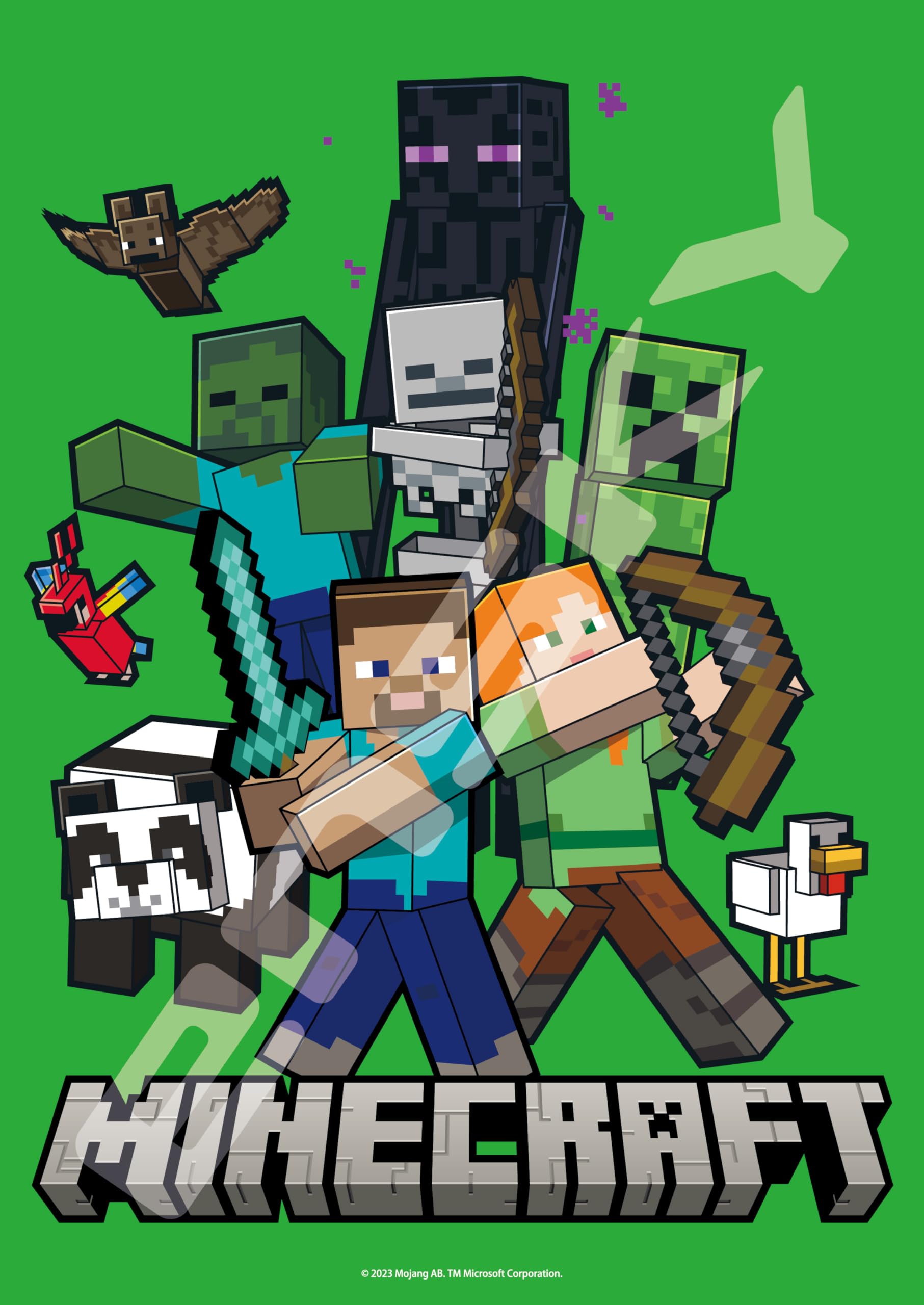 Amazon | エンスカイ(ENSKY) MINECRAFT Adventure Mode 18.2×25.7cm