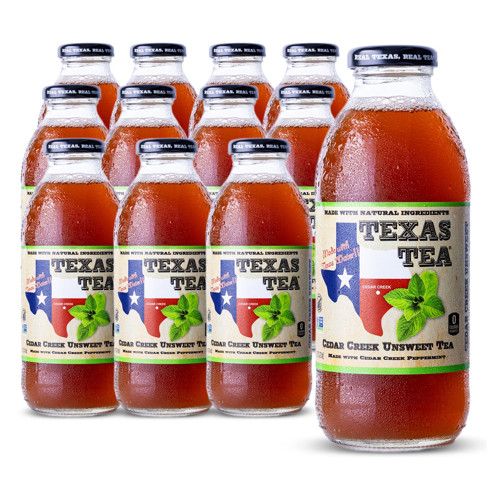 Amazon.com : Texas Tea Cedar Creek Unsweet Tea, Real Brewed Black
