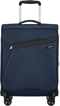 Samsonite Litebeam - Spinner S, Hand Luggage, 55 cm, 39 l, Blue (Midnight Blue)