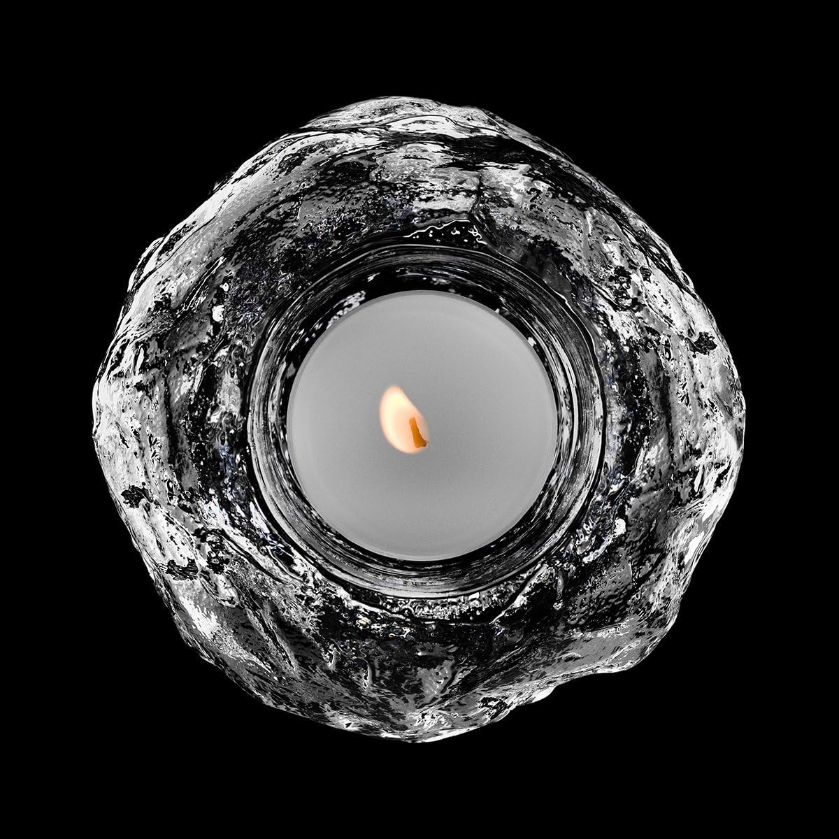 Orrefors Raspberry Votive