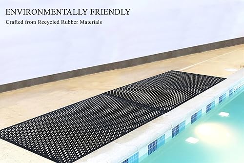 Miniatura 7 de A1HC - Tapete de goma multiusos con 70% de drenaje extra con agujeros para cocina, restaurante, bar, comercial, entrada residencial, piscina