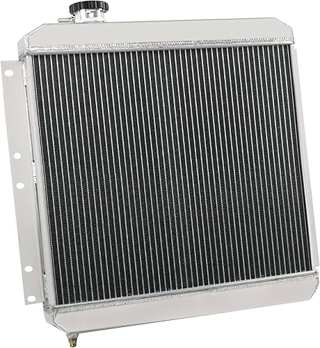 Miniatura 2 de Radiador de aluminio DPI180 para Toyota Land Cruiser FJ40 FJ45 3.9 4.2L L6 Radiador de 4 filas de radiadores de flujo descendente 1976 1977 1978