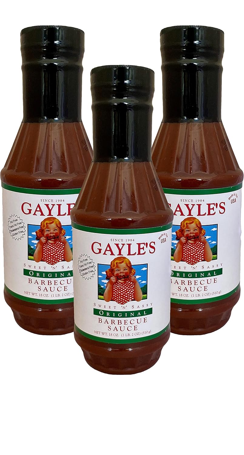 Gayle's Sweet 'N' Sassy Original BBQ Barbecue Barbeque Sauce, 1 Gallon