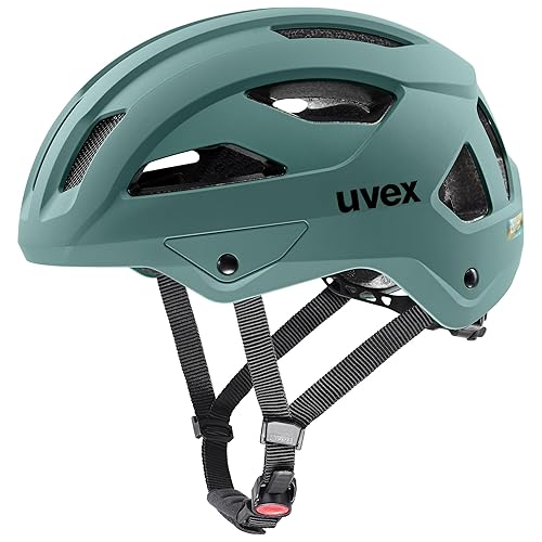 uvex Stride - robuster Fahrradhelm für Damen und Herren - individuelle Größenanpassung - sage Green matt - 56-59 cm