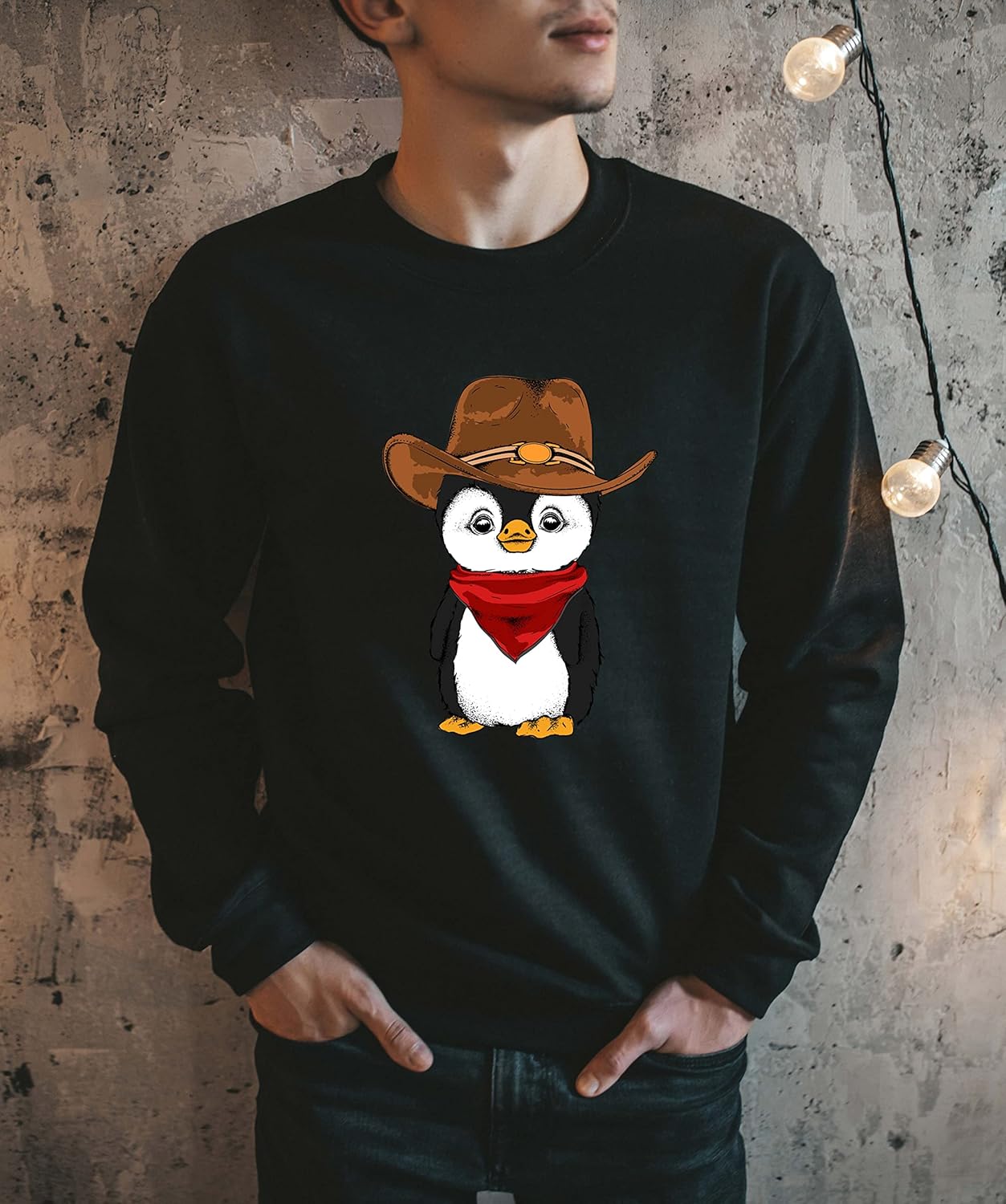 Sweatshirts for Women Cute Graphic Christmas Sweatshirts Long Sleeves Crewneck Tops Pullovers - Image 4