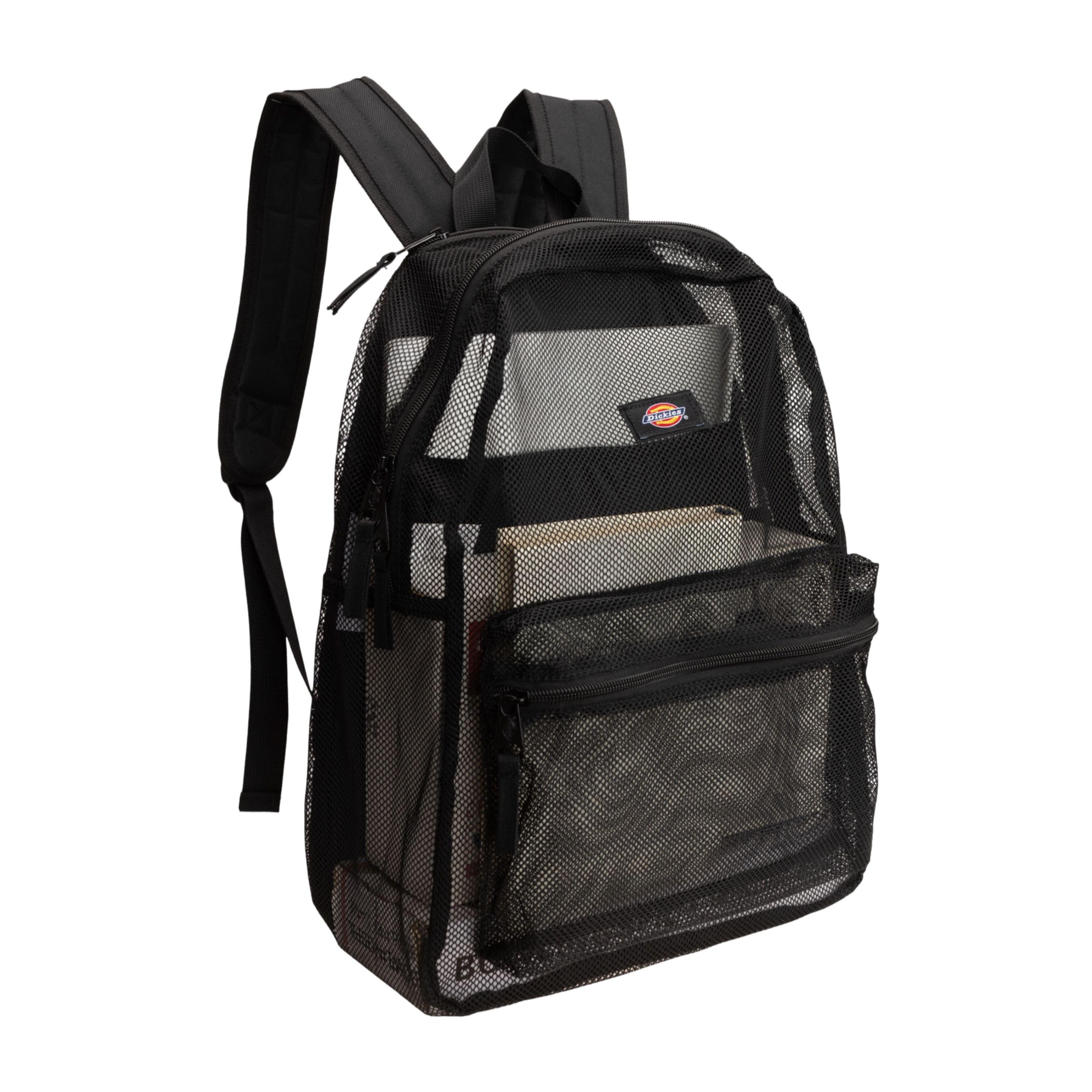 Mesh Backpack, Black, One Size