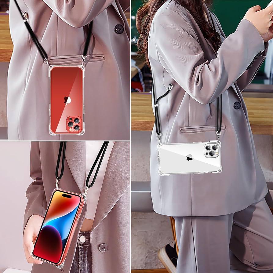 Amazon.co.jp: iPhone 15 Pro Max 用 ケース クリア カバー ショルダー