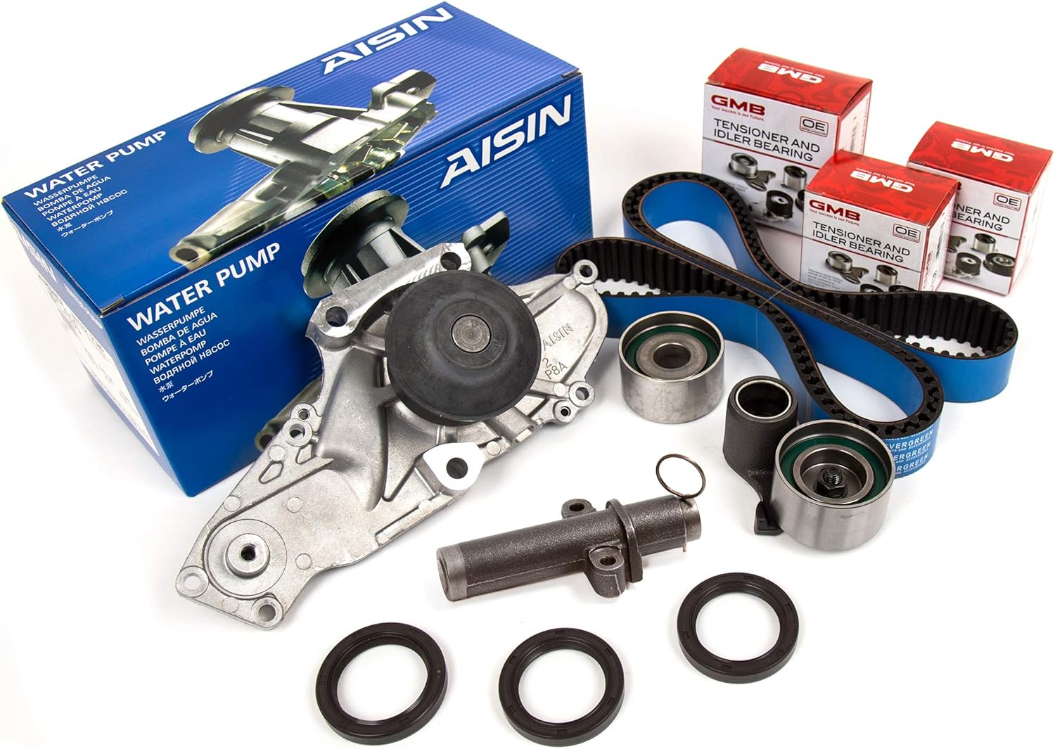 MA-9761230189 Timing Belt Kit AISIN Water Pump Compatible With/For 00-04 Acura Honda Pilot Odyssey J32A J35A