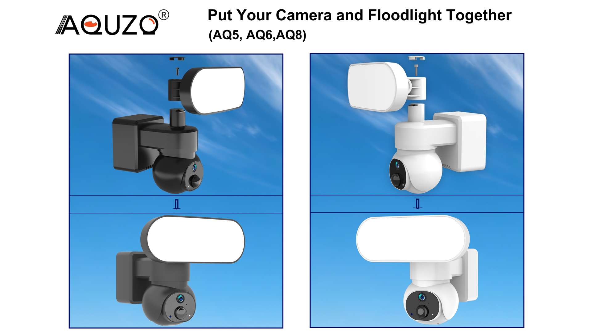 Amazon.com : Solar Floodlight Camera with 1500LM Bright Lights-2K