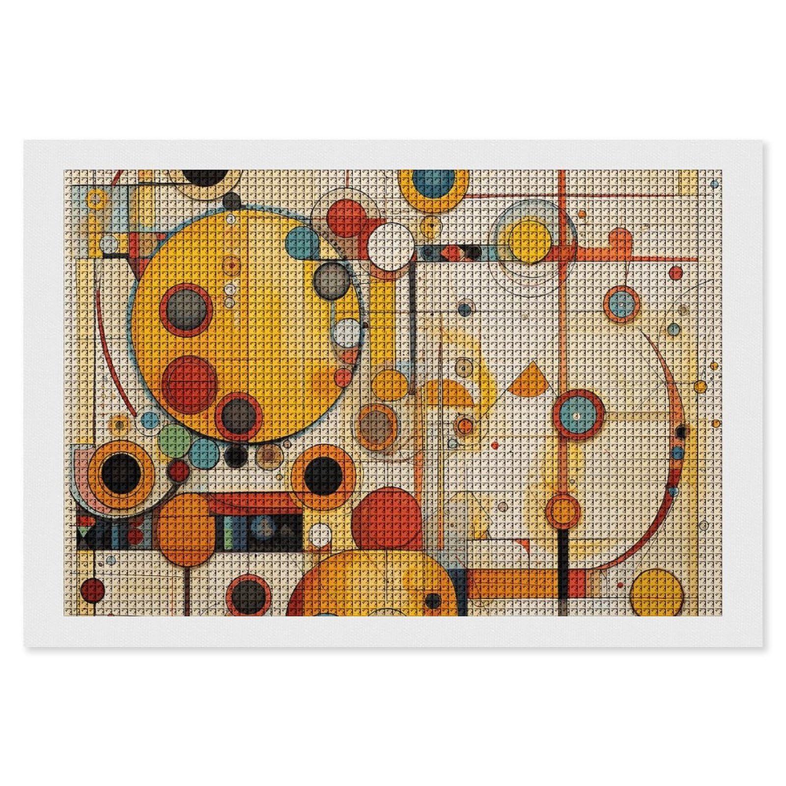 NONHAI Diamond Painting Kits for Adults - DIY Diamond Art Kits for Beginners - Full 5D Paint Drill Diamond Dots Paintings- Rich Swirls of Lines Diamonds Pictures Gem Art and Craft Wall Decor 8"x12"