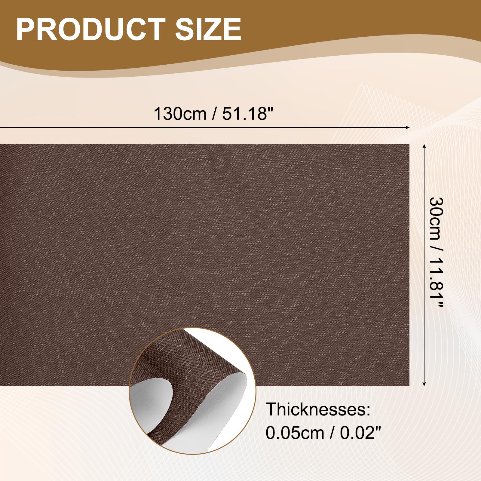 PATIKIL Book Binding Cloth, 51 x 11 Inches Book Cloth for Binding Repairing Fabric Surface Paper Backed Bookbinding Supplies - Image 2