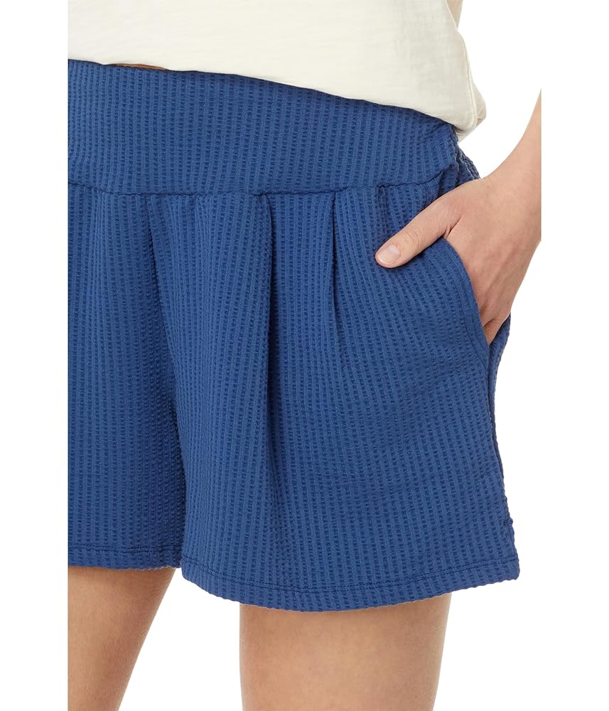 Toad&Co Chaka Shorts Cornflower Texture LG (US 12-14) at