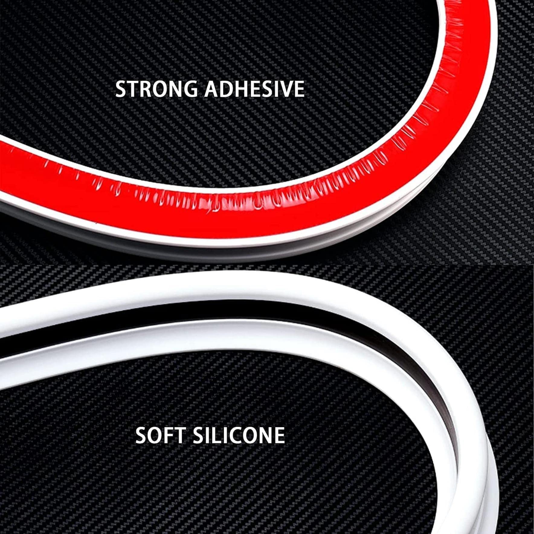 Barriera per pavimenti in silicone per ambienti umidi, Striscia sigillante per piatti doccia, Barriera per doccia, Diga per acqua per pavimenti per stanze umide, bagno, cucina, Diga per doccia in sili