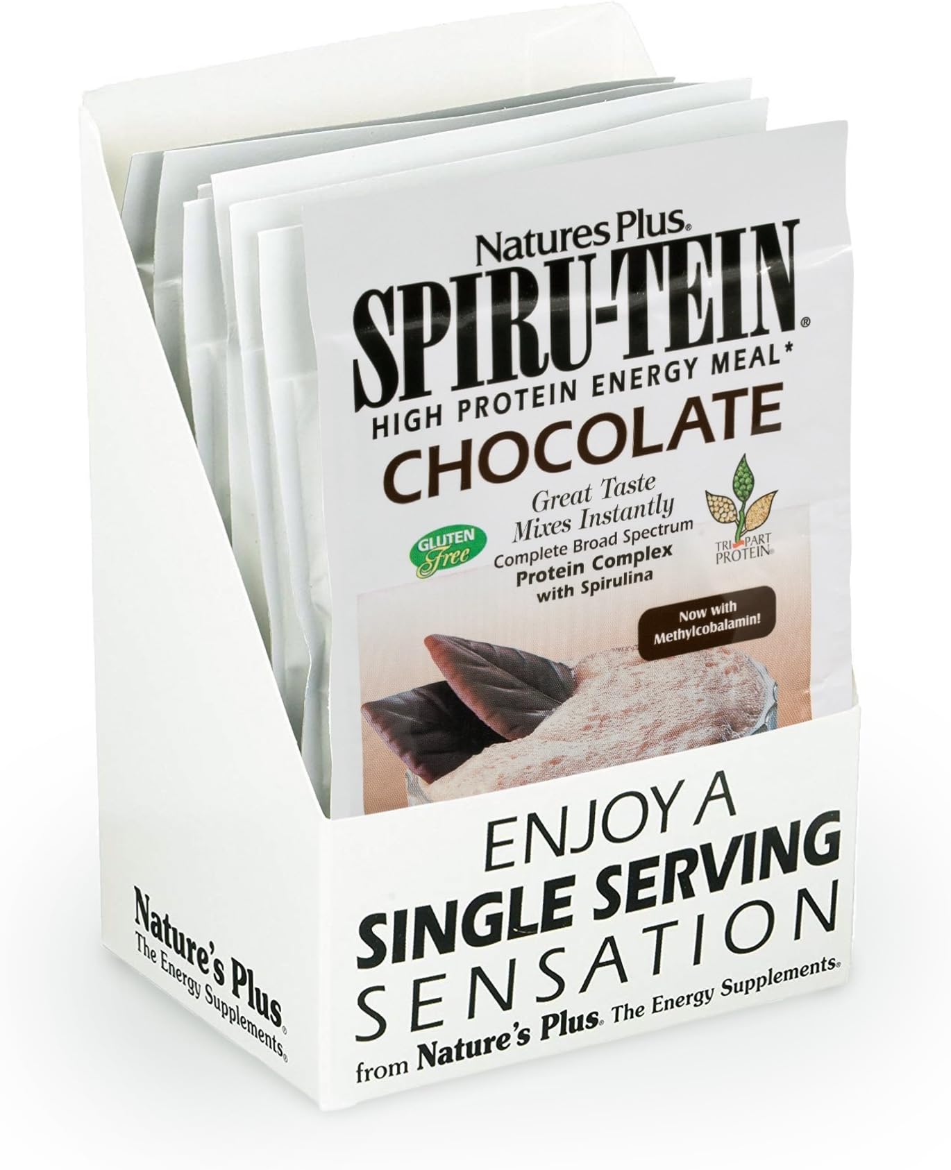 Natures Plus CHOCOLATE SPIRUTEIN pack 8 pk (UK)