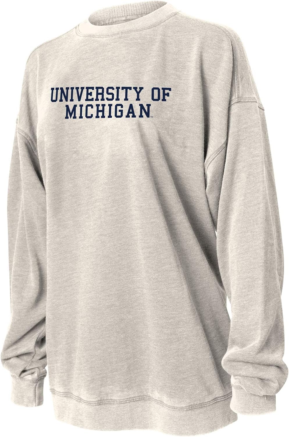 Chicka-d Women's Campus Crew, Oatmeal, Large - Image 2