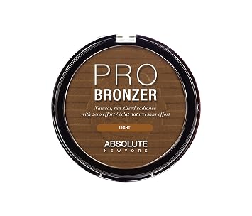 Absolute New York, Light, Pro Bronzer, Compact with Micro-Fine Shimmer